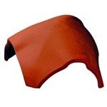 TONDACH Rozdělovací hřebenáč valbový k hřebenáči č.2 tmavě hnědá engoba